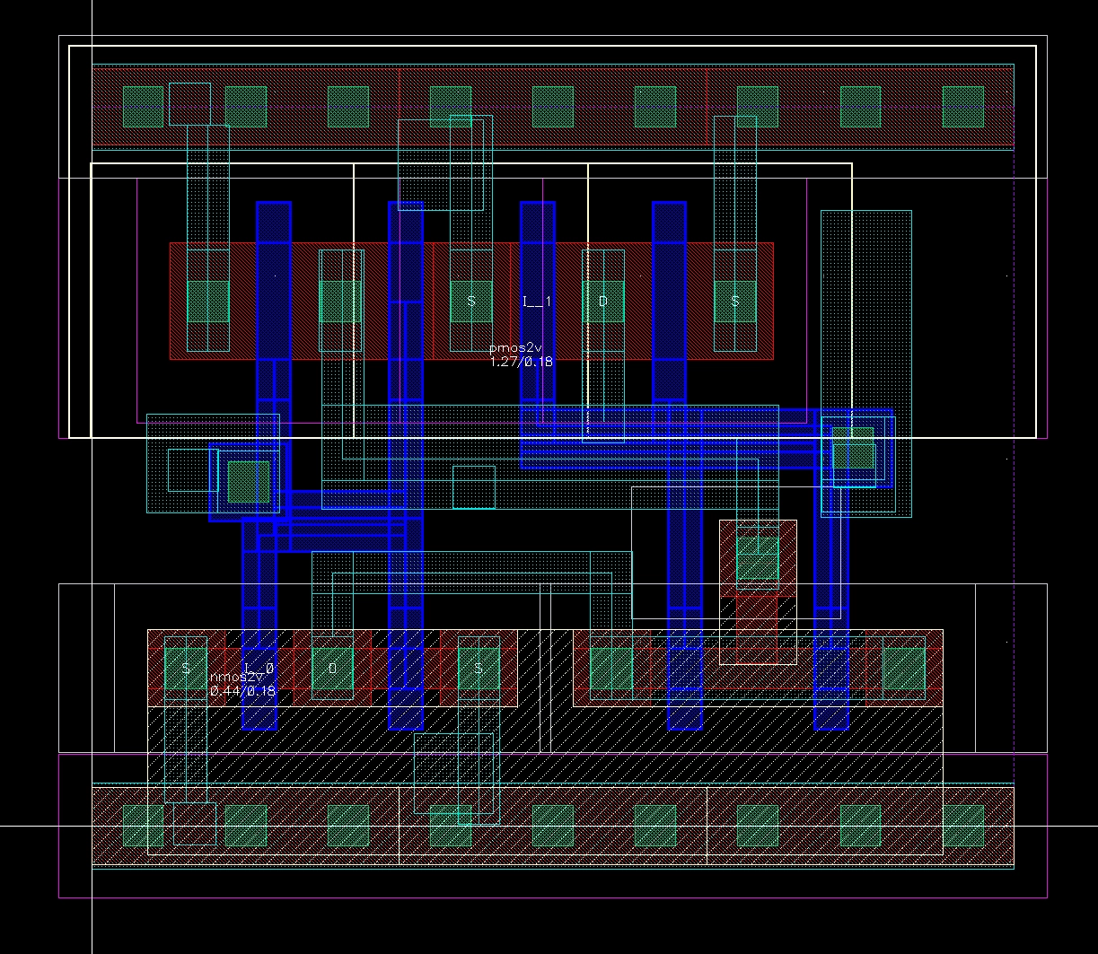 2 input NAND gate